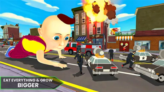 Hungry Fat Big Baby Simulator screenshot 3