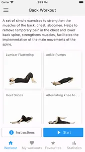 Back Workout at Home screenshot 0