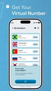 Teleg Sim Virtual Telegram Num screenshot 4