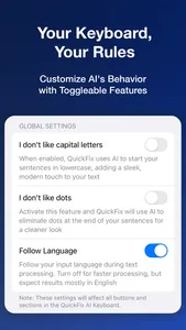 QuickFix: AI Keyboard screenshot 7