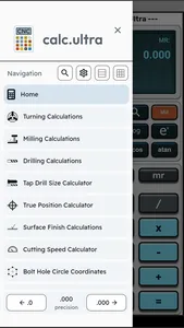 CNC Machinist Calculator Ultra screenshot 0