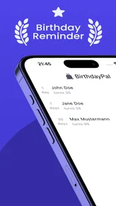 Birthday reminder  BirthdayPal screenshot 0