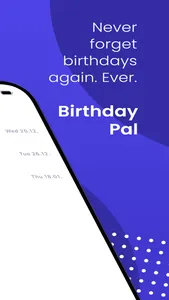 Birthday reminder  BirthdayPal screenshot 1