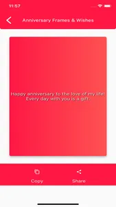Anniversary Frames & Wishes screenshot 6
