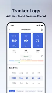 Blood Pressure App - screenshot 1