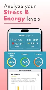 HRV Heart & Stress Monitor screenshot 1