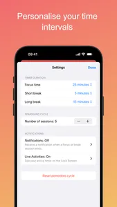 Pomodino Focus Timer screenshot 4