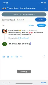 Tweet Bot - Auto Comment screenshot 0