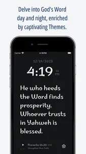 Bible Clock AI - StandBy Mode screenshot 1