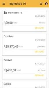 Ingressos 10 Produtor screenshot 0