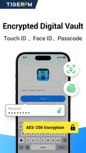 Tiger Password Manager：Passkey screenshot 2