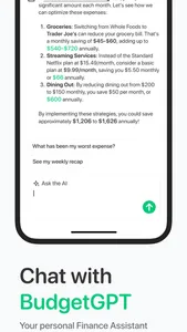 Spend: AI Budget Tracker screenshot 1