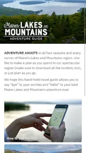 Maine Lakes & Mountains screenshot 0