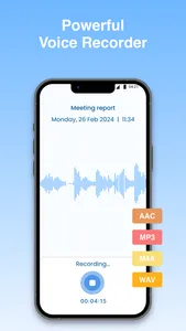 Voice Recorder with Memo screenshot 0