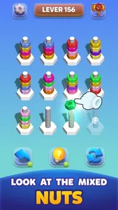Wood Nuts & Bolts: Colors Sort screenshot 0