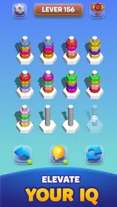 Wood Nuts & Bolts: Colors Sort screenshot 2