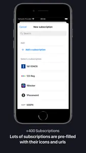 Subscriptions - Abot screenshot 3