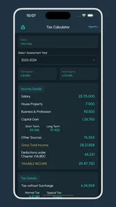 TaxWhiz: Income Tax Calculator screenshot 0