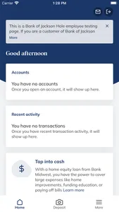 BOJH Mobile Banking screenshot 3