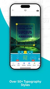 Typographic: Photo Text Editor screenshot 0