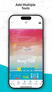 Typographic: Photo Text Editor screenshot 1