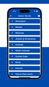 Italian Words App screenshot 0