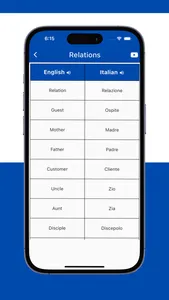 Italian Words App screenshot 1
