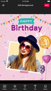 Name & Photo On Birthday Cake screenshot 1