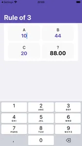 Best Proportion Calc screenshot 1