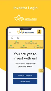 LICMF Investor APP: MF, SIP screenshot 1