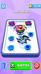 Merge Battle Spinner Simulator screenshot 1