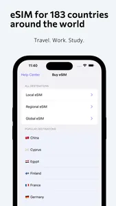 fedafone: mobile data eSIM screenshot 0