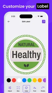 AI Label Maker: Label Printer screenshot 1