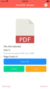 Omni PDF Unlocker - Password screenshot 0