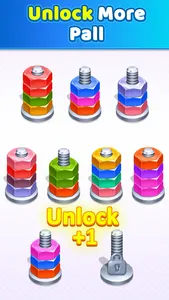 Nuts And Bolts Color Sort screenshot 1