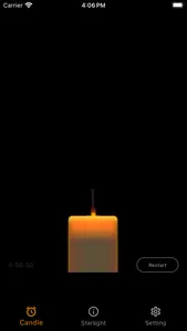 Candlelight zone out timer screenshot 1