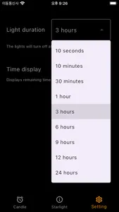 Candlelight zone out timer screenshot 3