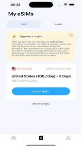 eSIM Shop screenshot 1