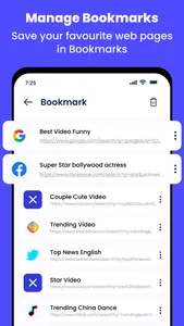 Xbrowser - Mini & Super fast screenshot 1