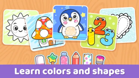 Coloring games for toddlers screenshot 3