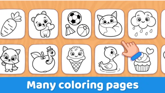 Coloring games for toddlers screenshot 4