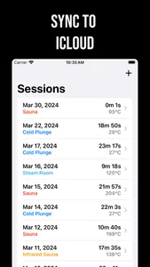 Polar Log: Cold Plunge & Sauna screenshot 1