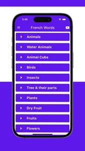 French Words App screenshot 2