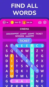 Word Search words puzzle games screenshot 2