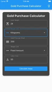 Gold Purchase Calculator screenshot 6
