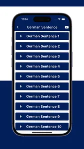 German Sentences screenshot 1