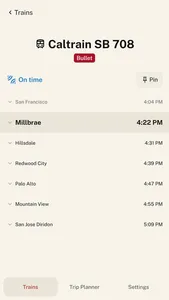 Caltrain Live screenshot 3