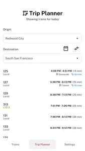 Caltrain Live screenshot 4