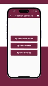 Spanish Sentences screenshot 0