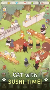 Cat Garden - Food Party Tycoon screenshot 0